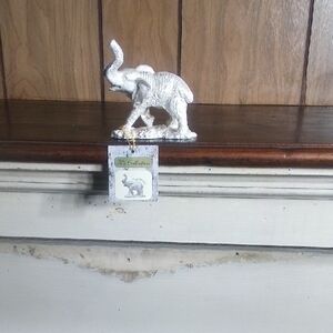 White Elephant Figurine